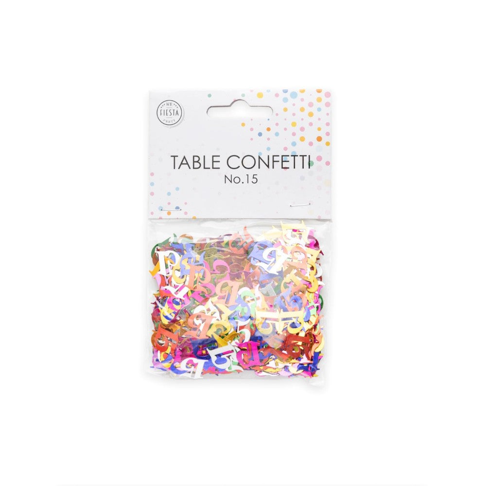 Confetti 15 Jaar Gekleurd 14gr