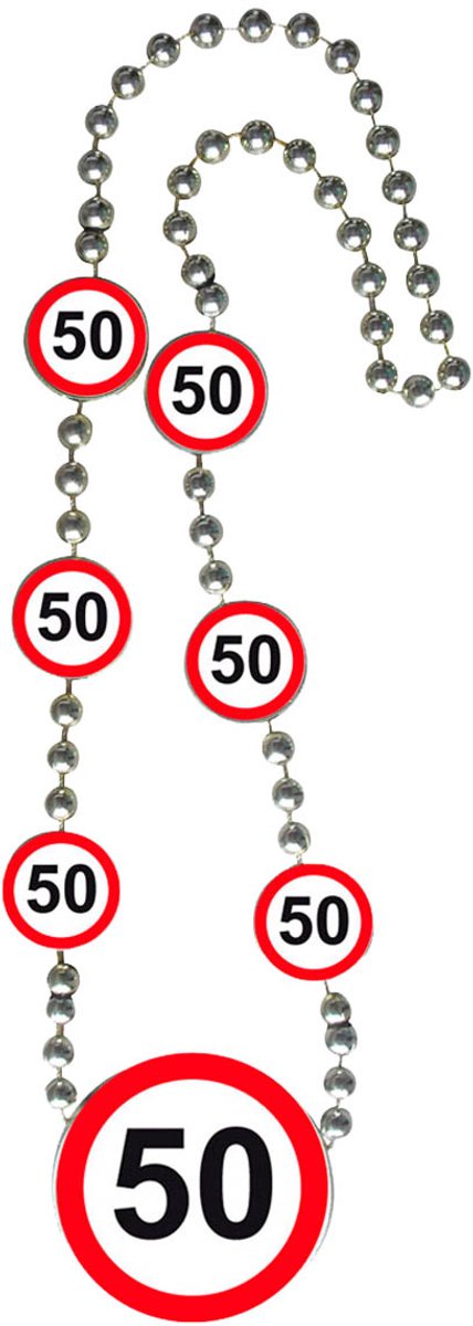 Ketting verkeersbord 50 Jaar