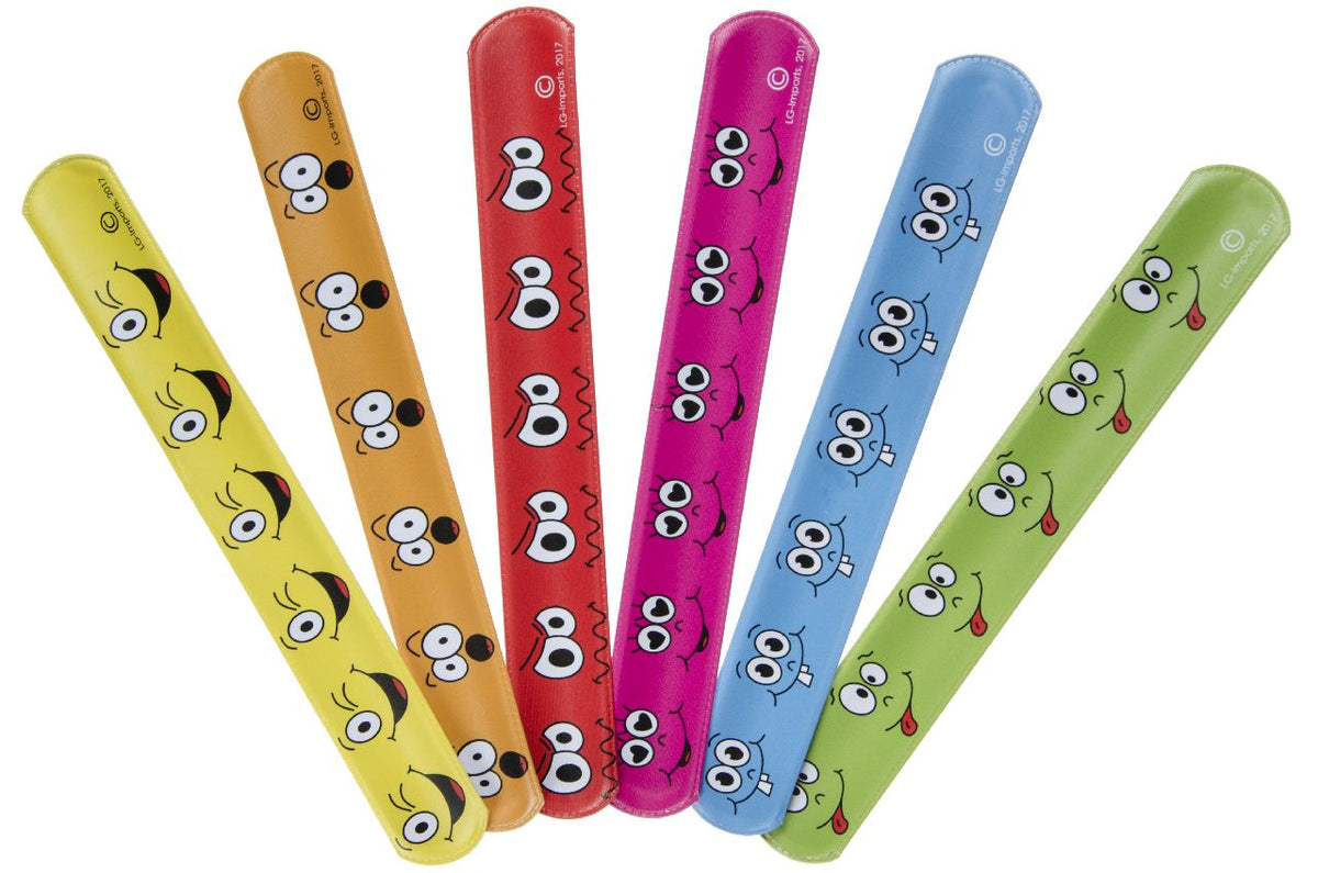 Klaparmband Smiley 12 Stuks
