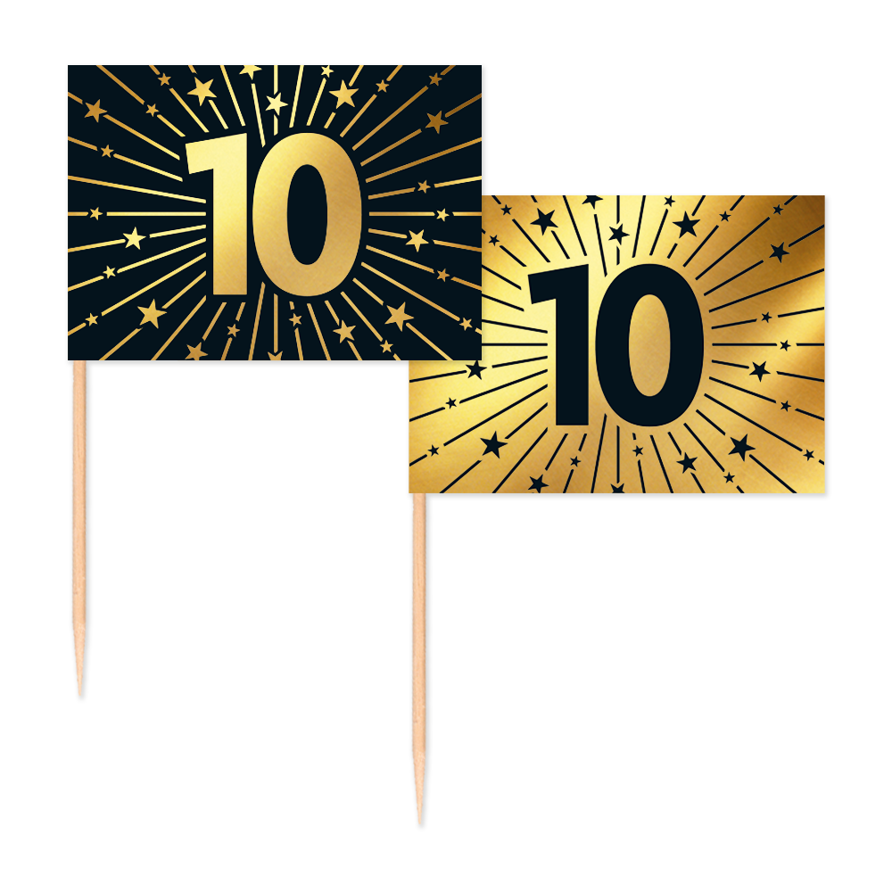 10 Jaar Cocktailprikkers 50st