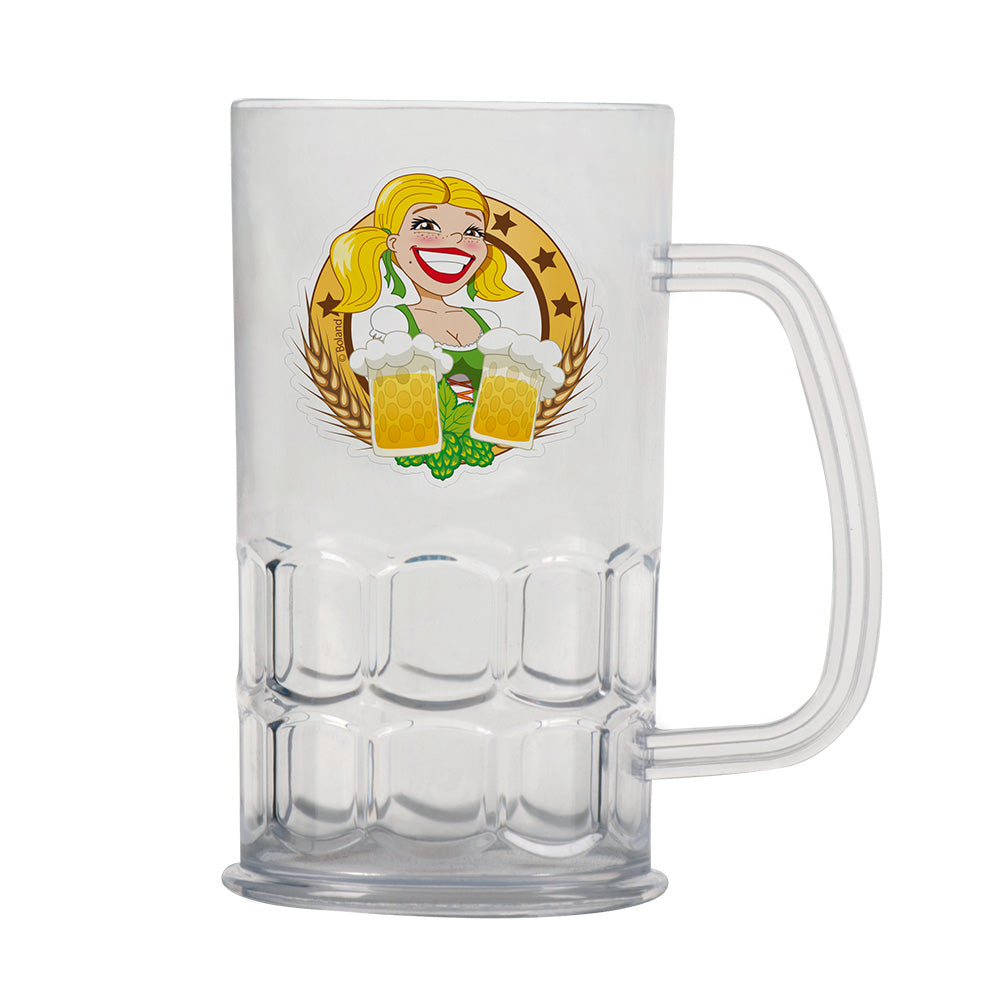 Plastic Bierpul 50 cl – 500 ml – Oktoberfest Bierpul – Kunststof Bierglas voor Bierfeest