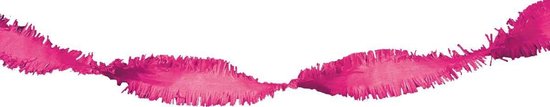 Magenta Crepe Papier Slinger 24m