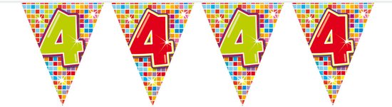 4 Jaar vlaggenlijn 3mtr