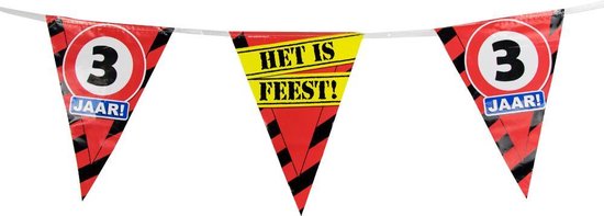 Slingers 3 jaar Verkeersbord 10m