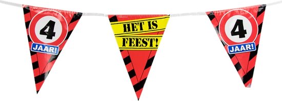 Slingers 4 jaar Verkeersbord 10m