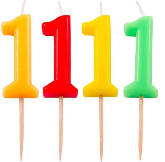 1 Jaar Verjaardagskaarsje 8 Cm