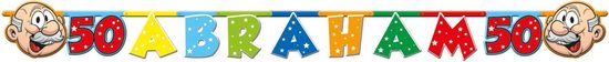 Abraham Letterbanner 1,5m