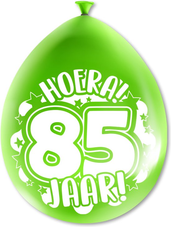 85 Jaar Ballonnen 30cm 8st