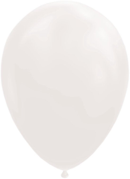 Ballonnen Wit 30cm 10st