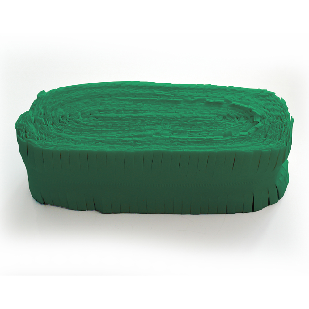 Groene Brandvertragende Crepe Papier Slinger 24m