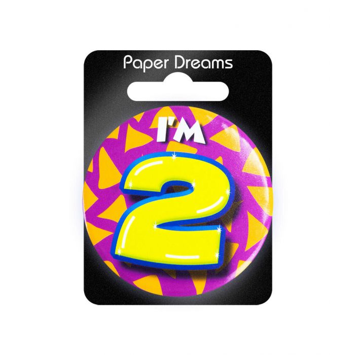 2 Jaar Button 5,5cm