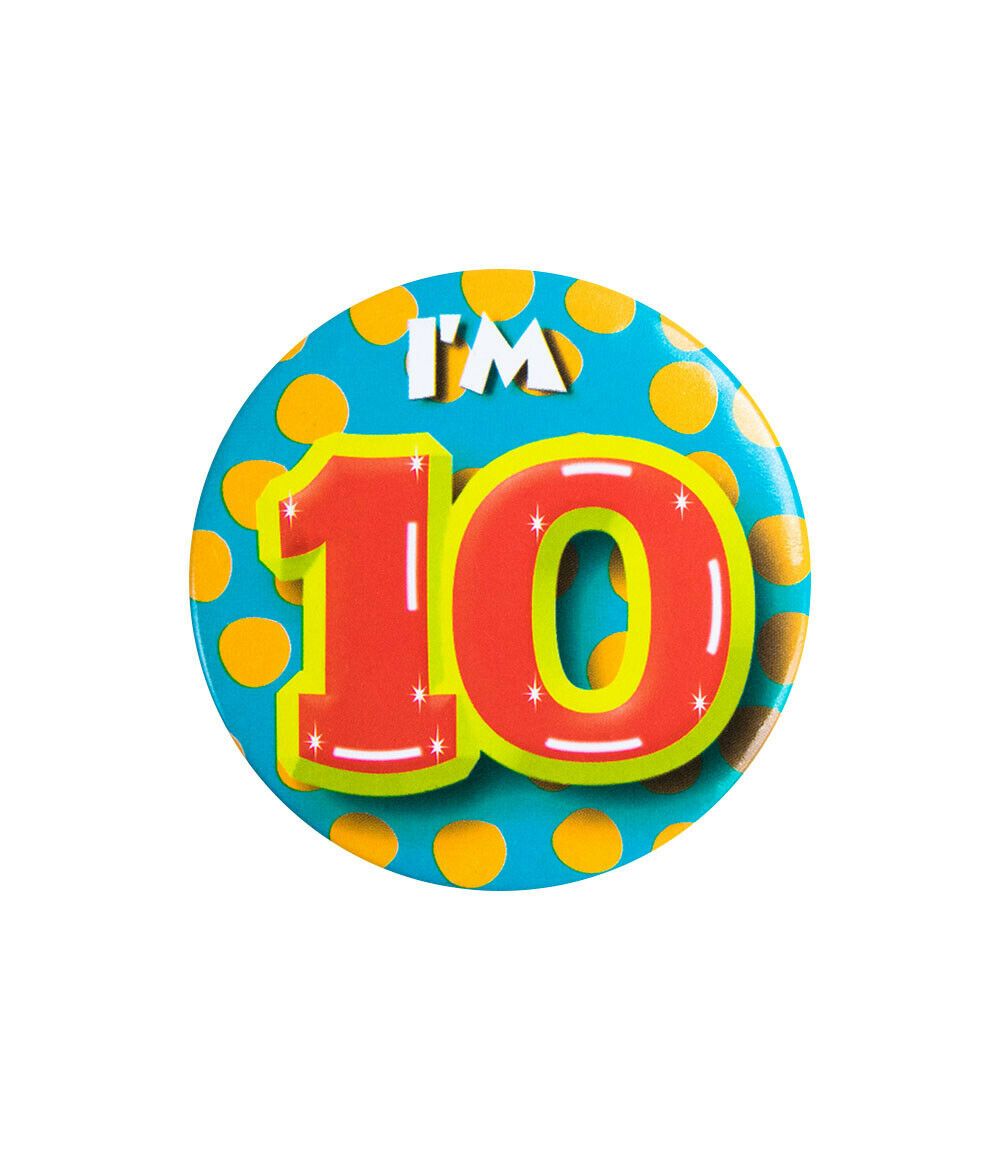 Button 10 Jaar 5,5cm