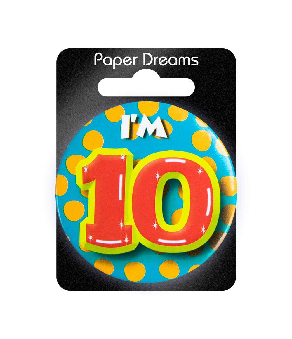 Button 10 Jaar 5,5cm