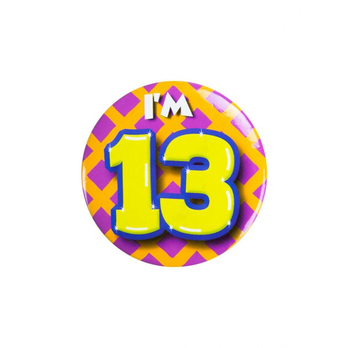 Button 13 Jaar 5,5cm
