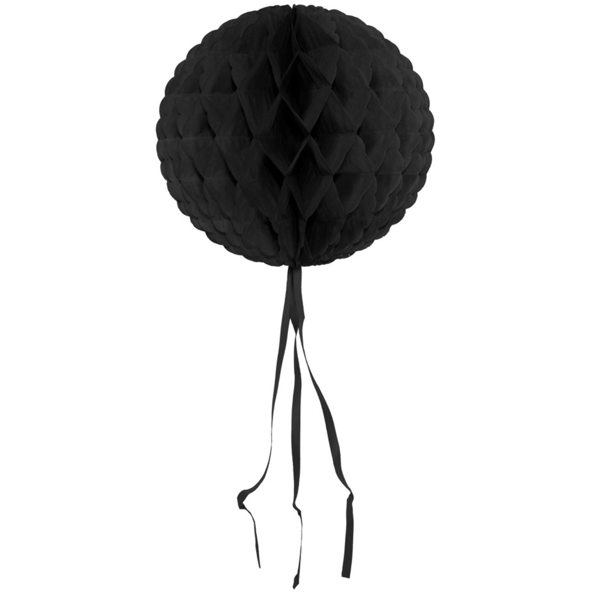 Zwarte honeycomb bol 30 cm