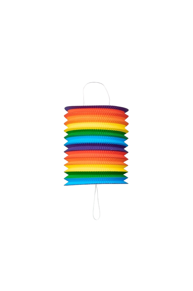 Regenboog Lampion 16cm