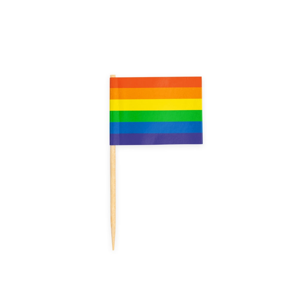 Cocktailprikkers Regenboog 50 Stuks