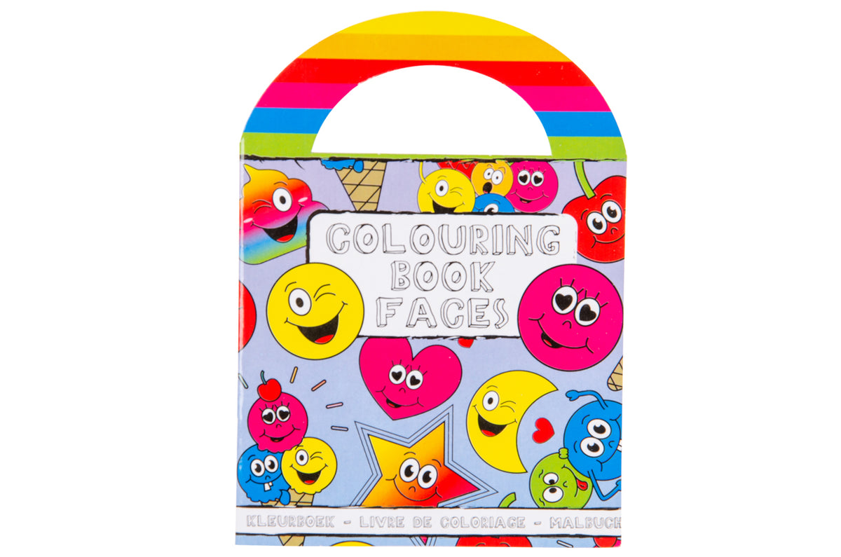 Kleurboekje Smiley met Stickers 12 Stuks