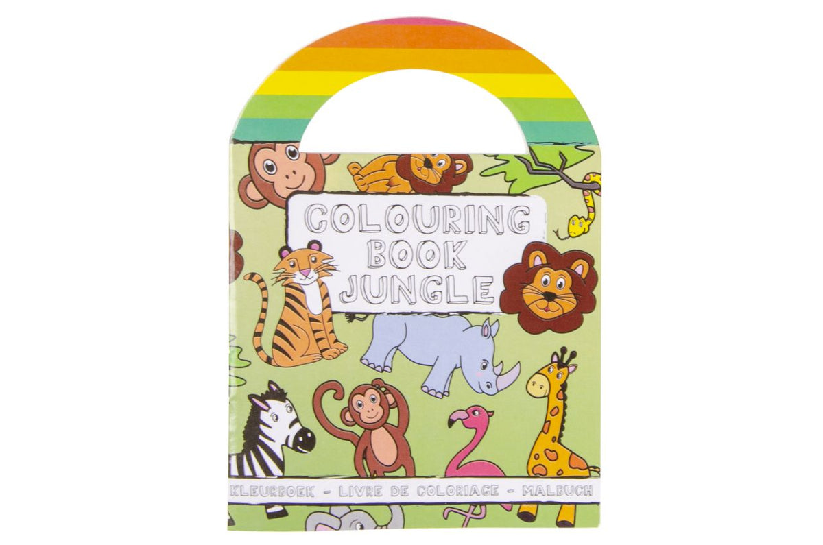 Wilde Dieren Kleurboekje met Stickers 12 Stuks