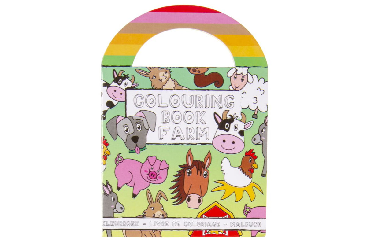 Kleurboekje Boerderij met Stickers 12 Stuks