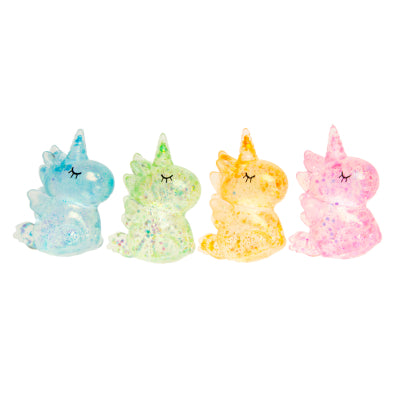 Stressbal Glitter Eenhoorn 11 cm