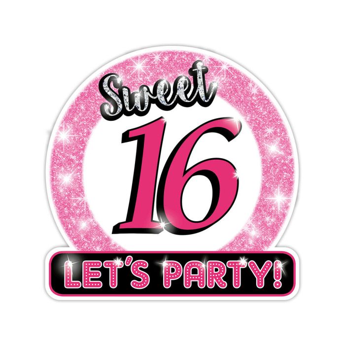 Sweet 16 Huldeschild 50cm