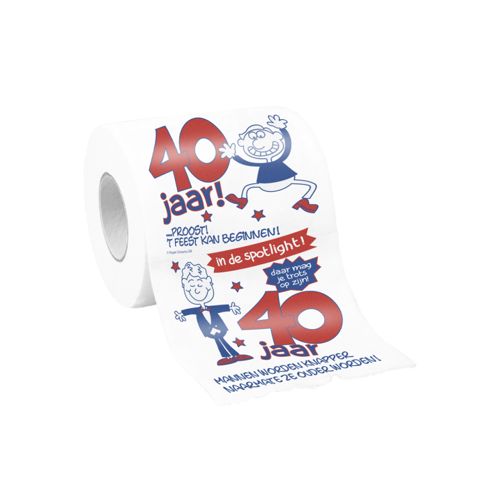 Toiletpapier 40 Jaar Man