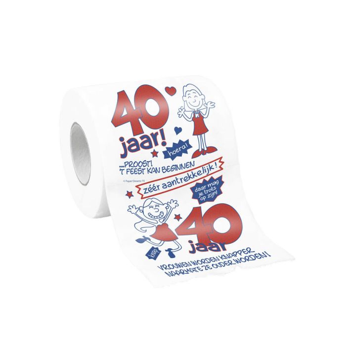 Toiletpapier 40 Jaar Vrouw