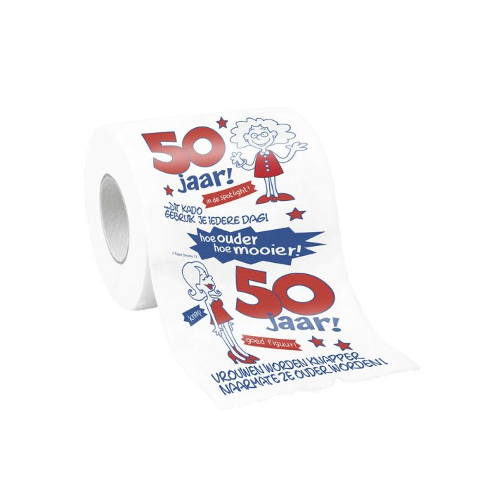 Toiletpapier 50 Jaar Vrouw