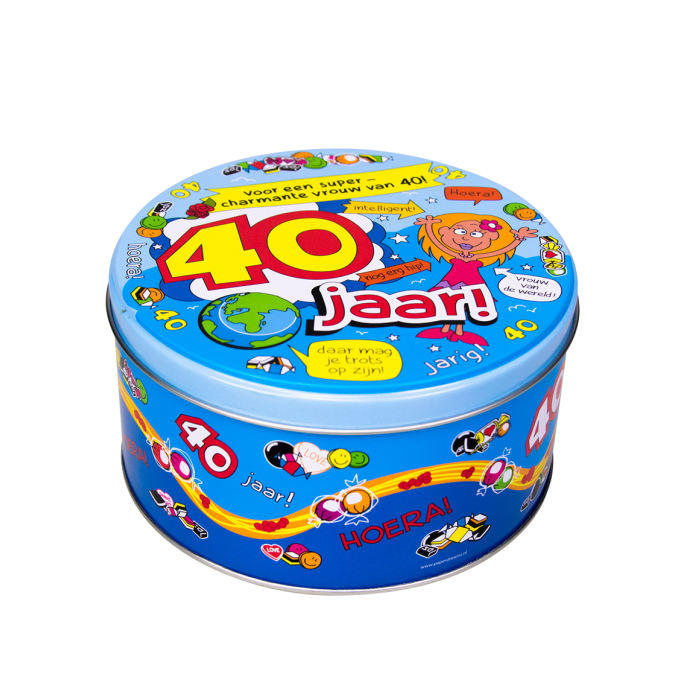 Snoeptrommel 40 Jaar Vrouw