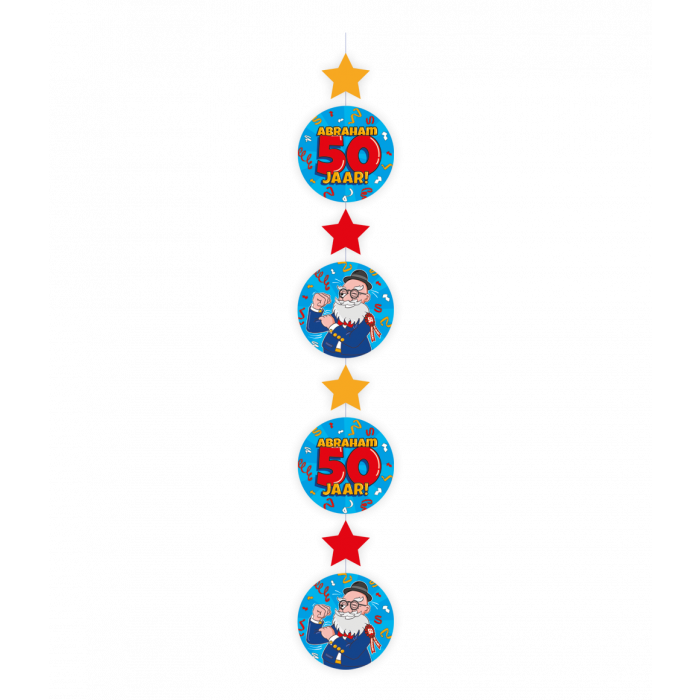 Hanging Decoration Abraham 50 Jaar 1,2m