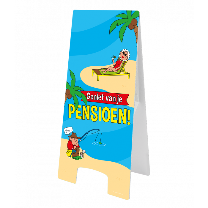 Warning Sign Pensioen 58cm