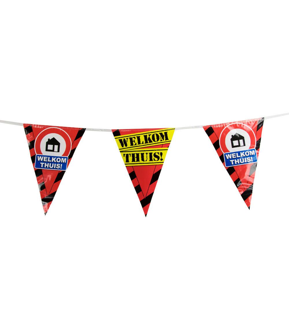 Party Vlaggenlijn - Welkom Thuis 10m