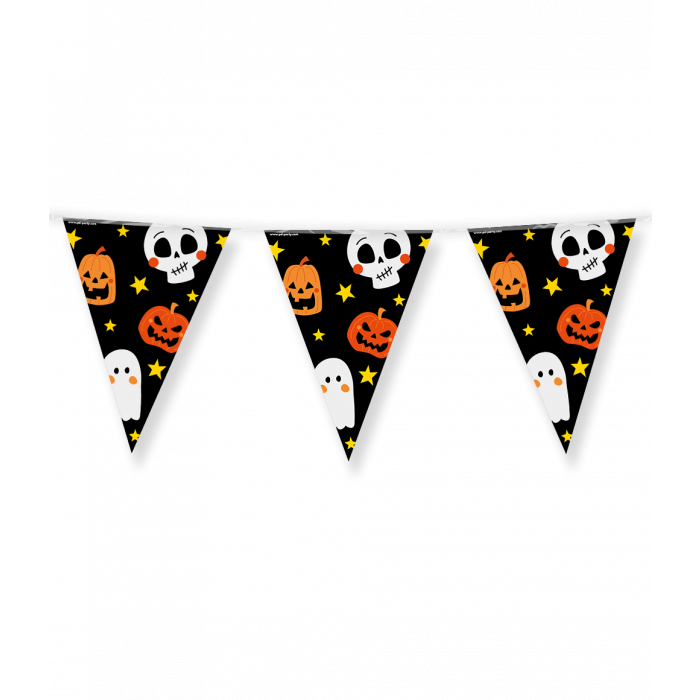 Vlaggenlijn Halloween 10m