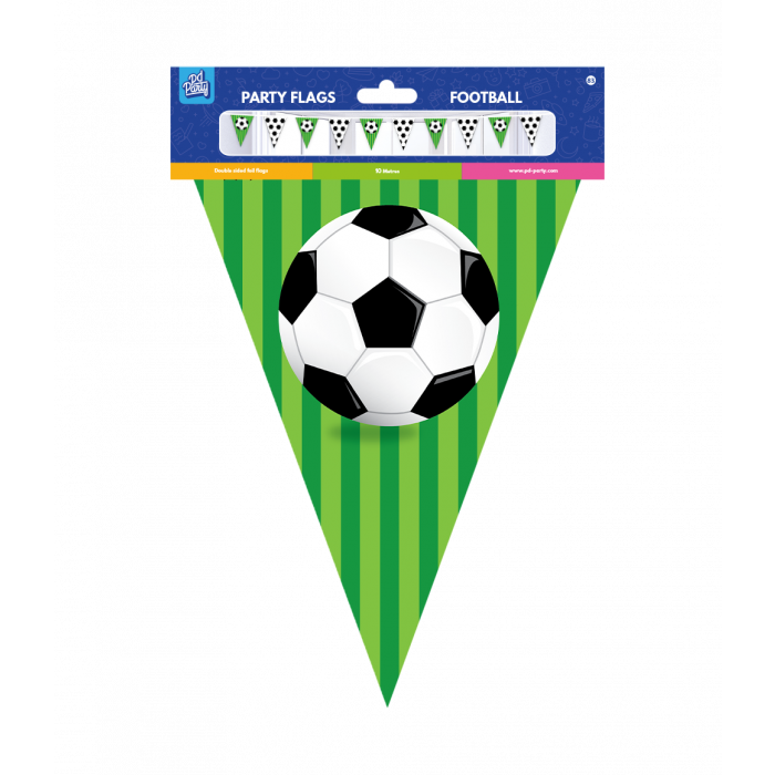 Vlaggenlijn Voetbal 10m