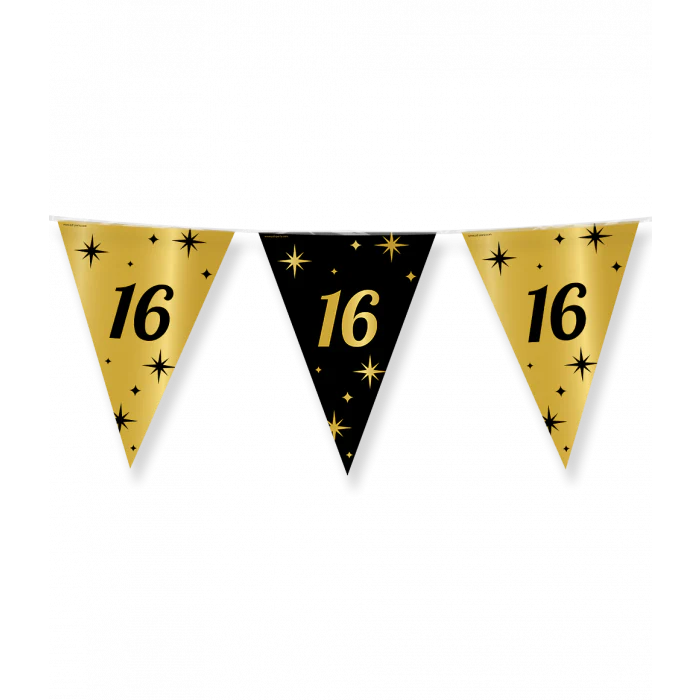 Vlaggenlijn Classy Party 10 m 16 Jaar