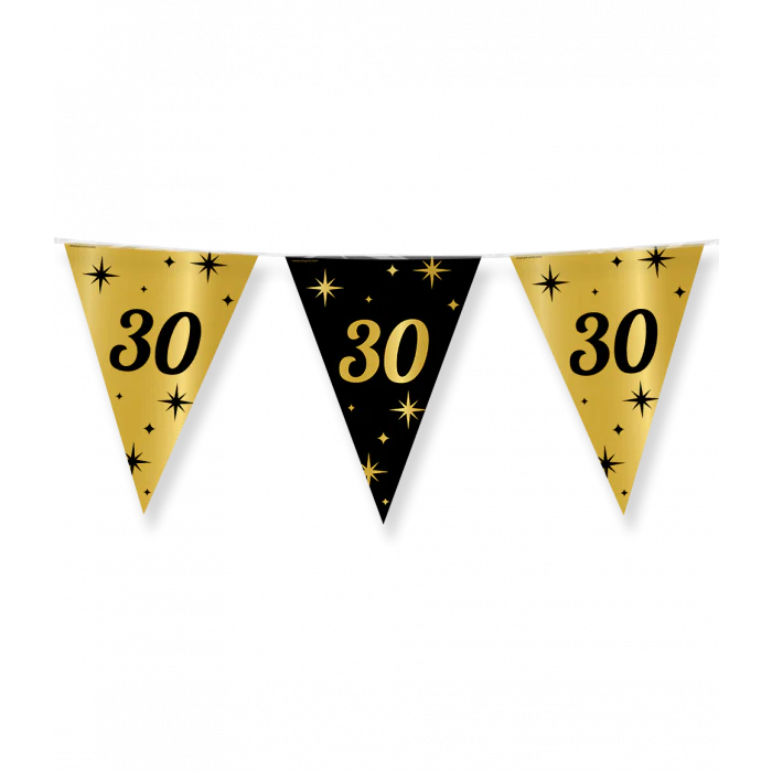 Vlaggenlijn Classy Party 10 m 30 Jaar