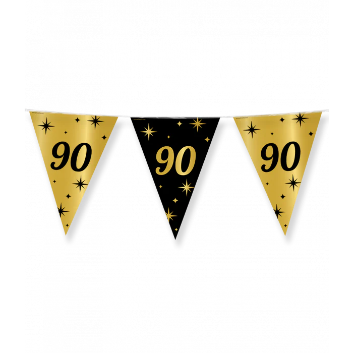 Vlaggenlijn Classy Party 10 m 90 Jaar