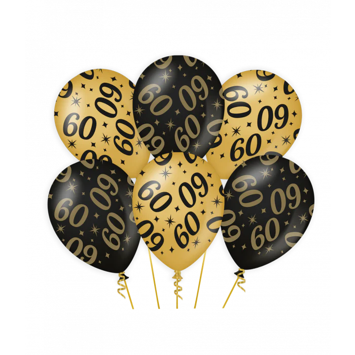 Ballonnen Classy Party 60 Jaar 30 cm