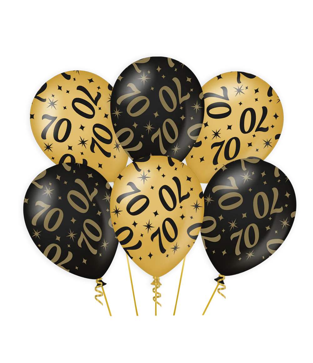 Ballonnen Classy Party 70 Jaar 30 cm