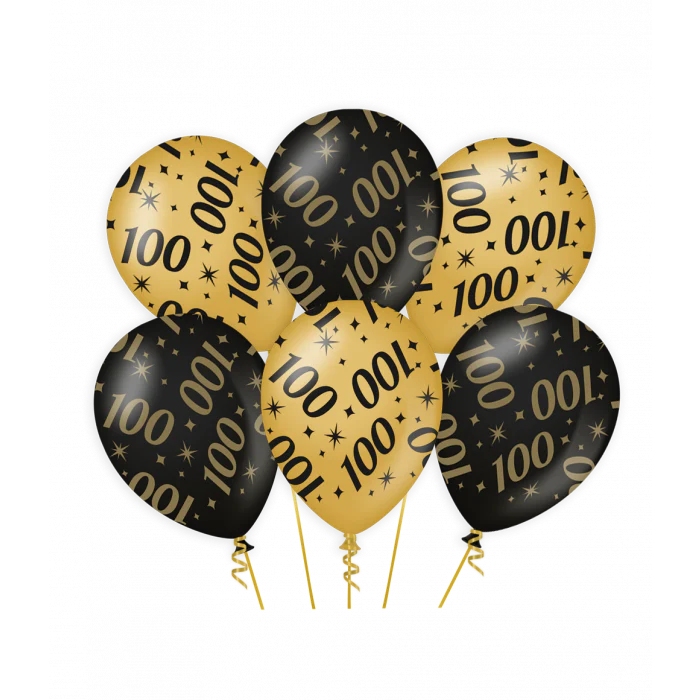Ballonnen Classy Party 100 Jaar 30 cm