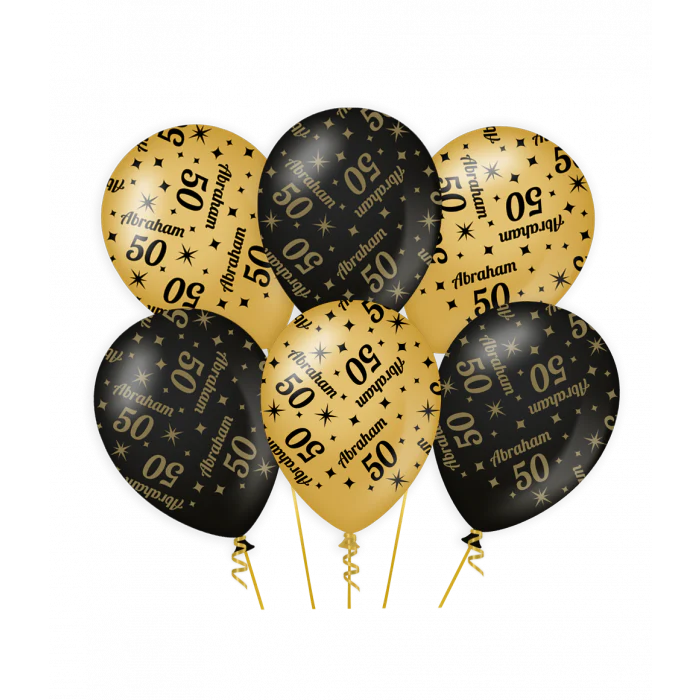 Ballonnen Classy Party Abraham 50 Jaar 30 cm