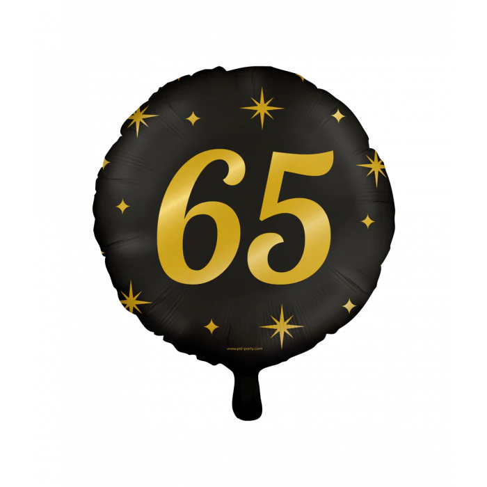 Folieballonnen Classy Party 65 Jaar 45 cm