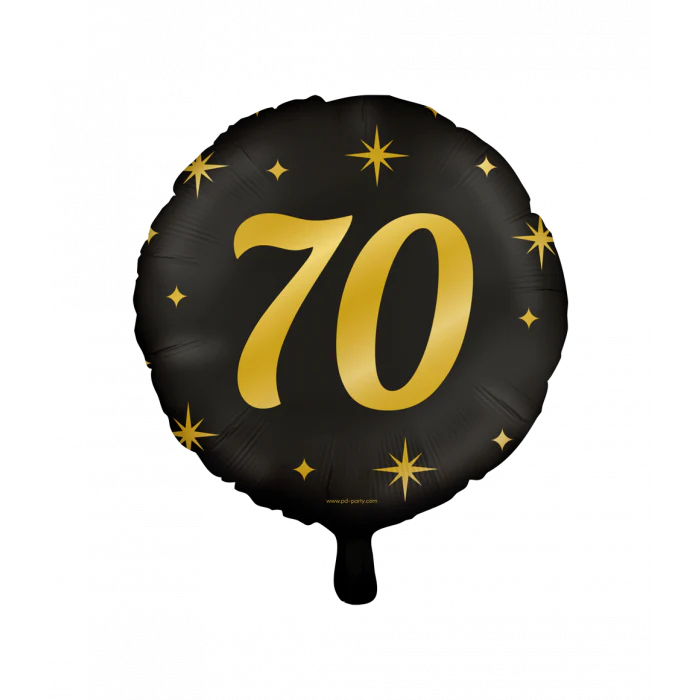 Folieballonnen Classy Party 70 Jaar 45 cm