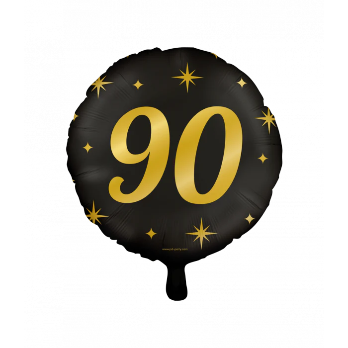 Folieballonnen Classy Party 90 Jaar 45 cm