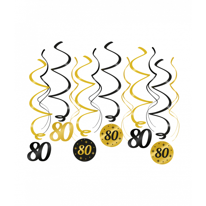 Hangdecoratie Classy Party 70 cm 80 Jaar