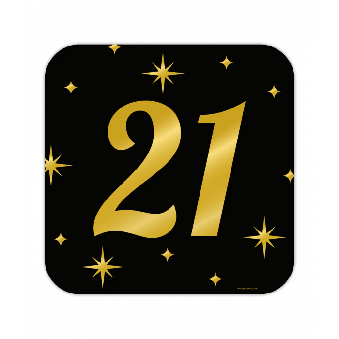 Classy Party Huldeschild 21 Jaar 50 cm