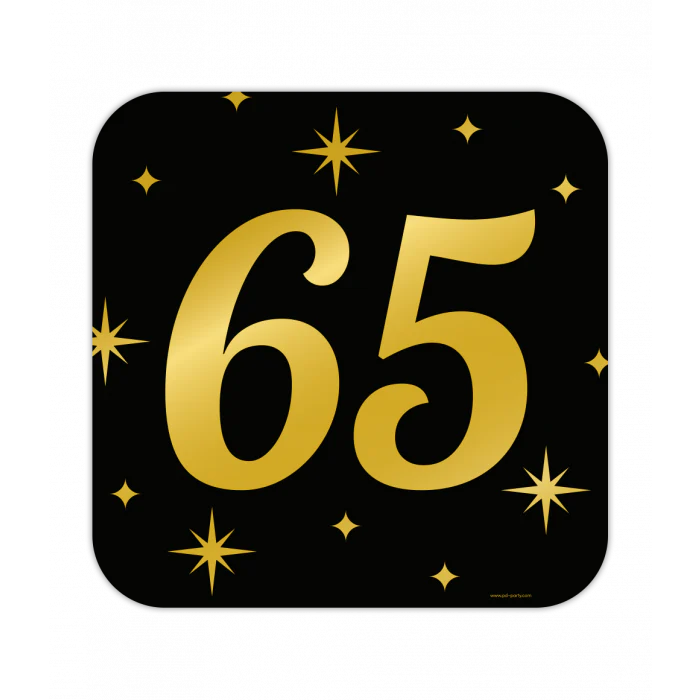Classy Party Huldeschild 65 Jaar 50 cm