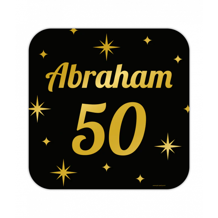 Classy Party Huldeschild Abraham 50 Jaar 50 cm