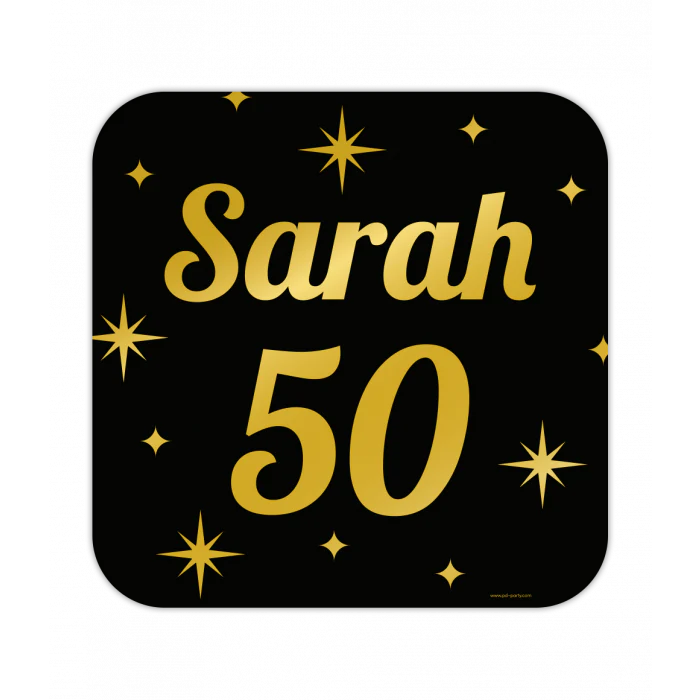 Classy Party Huldeschild Sarah 50 Jaar 50 cm